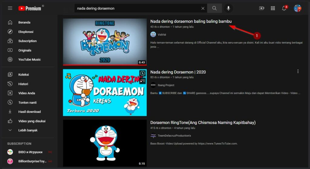 Kumpulan Nada Dering Doraemon Di Youtube