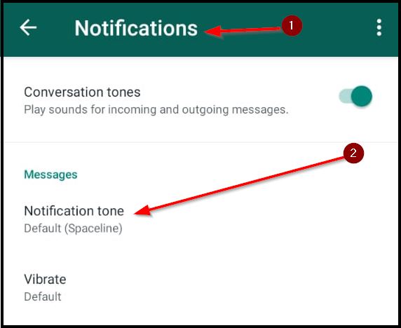 Cara Ganti Notifikasi Whatsapp