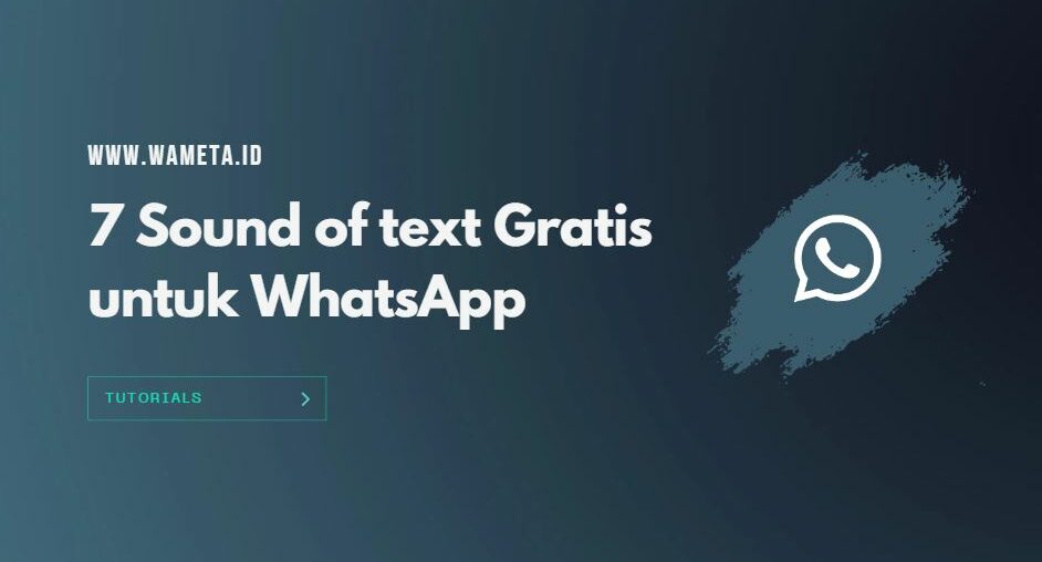 7 Sound Of Text Gratis Untuk Whatsapp
